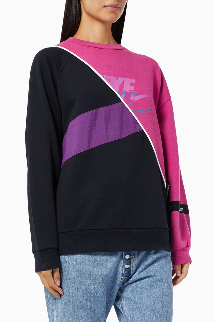 

Mixed Sports Sweatshirt in Jersey, Multicolour