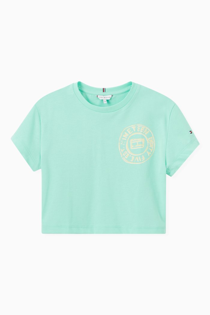 

Graphic T-Shirt in Cotton, Green