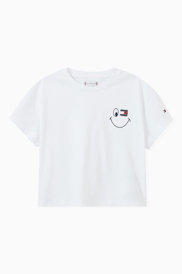 

Sparkle Fun Flag T-Shirt, White