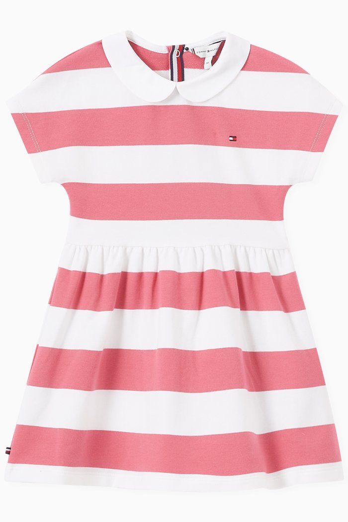 

Rugby Stripe Dress in Organic Cotton, Multicolour