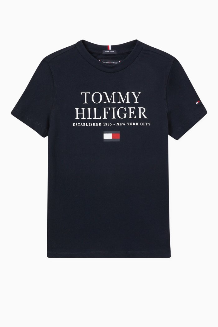 

Logo T-Shirt in Organic Cotton, Blue