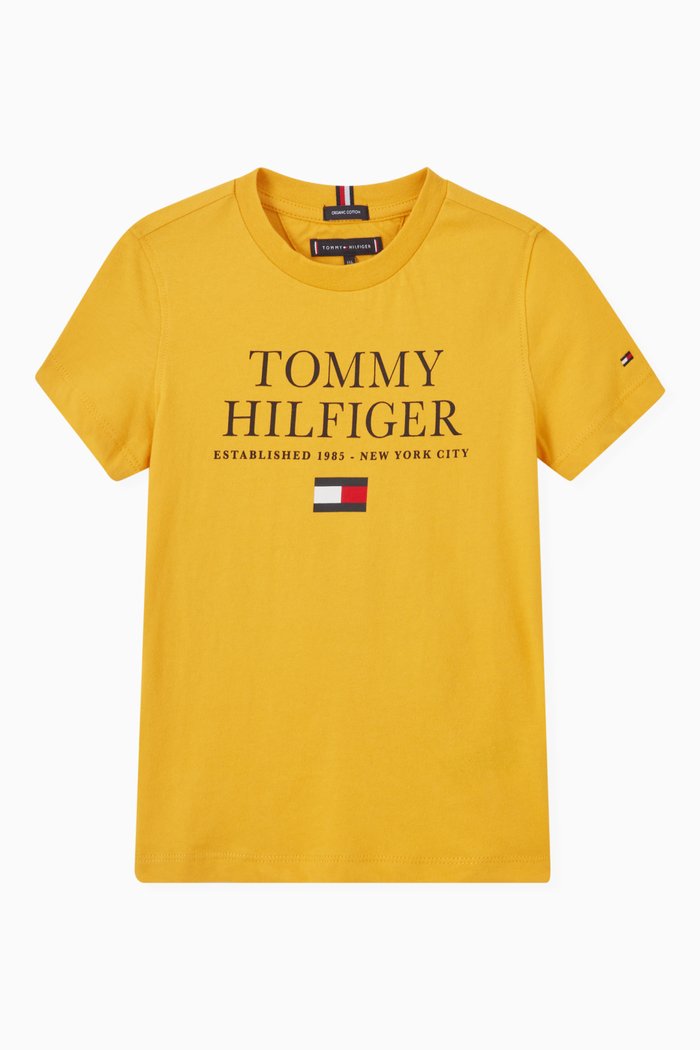 

Logo T-Shirt in Organic Cotton, Yellow