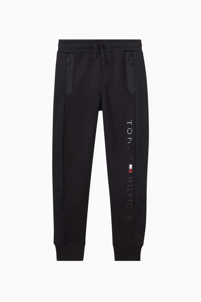 

Logo Jogging Pants in Organic Cotton, Black