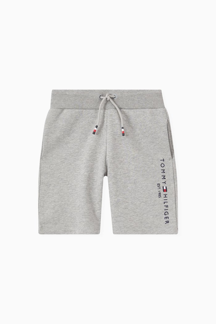 

Essential Drawstring Sweat Shorts, Grey