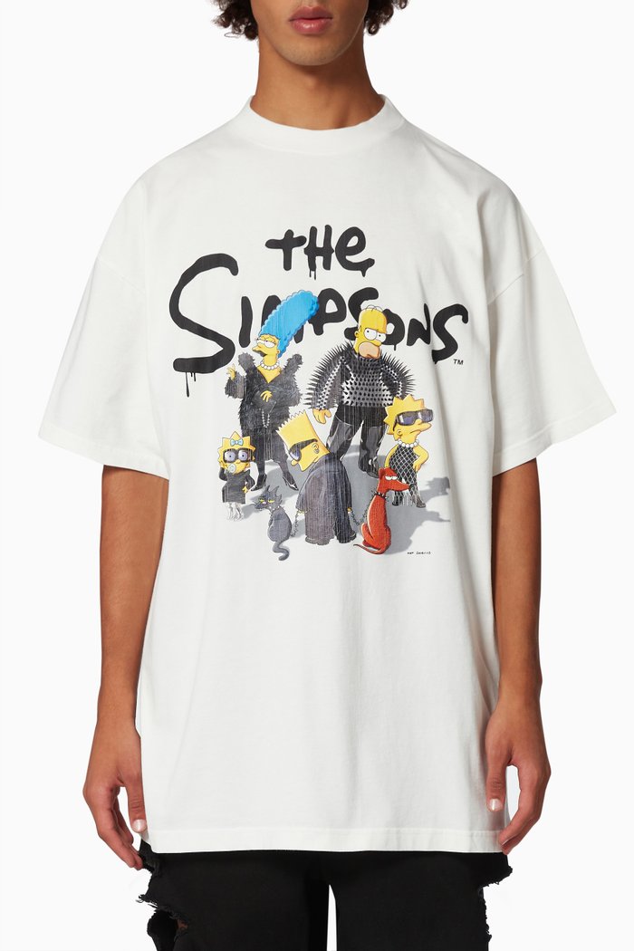 

The Simpsons TM & © 20th Television Oversized T-shirt in Cotton Jersey, Neutral