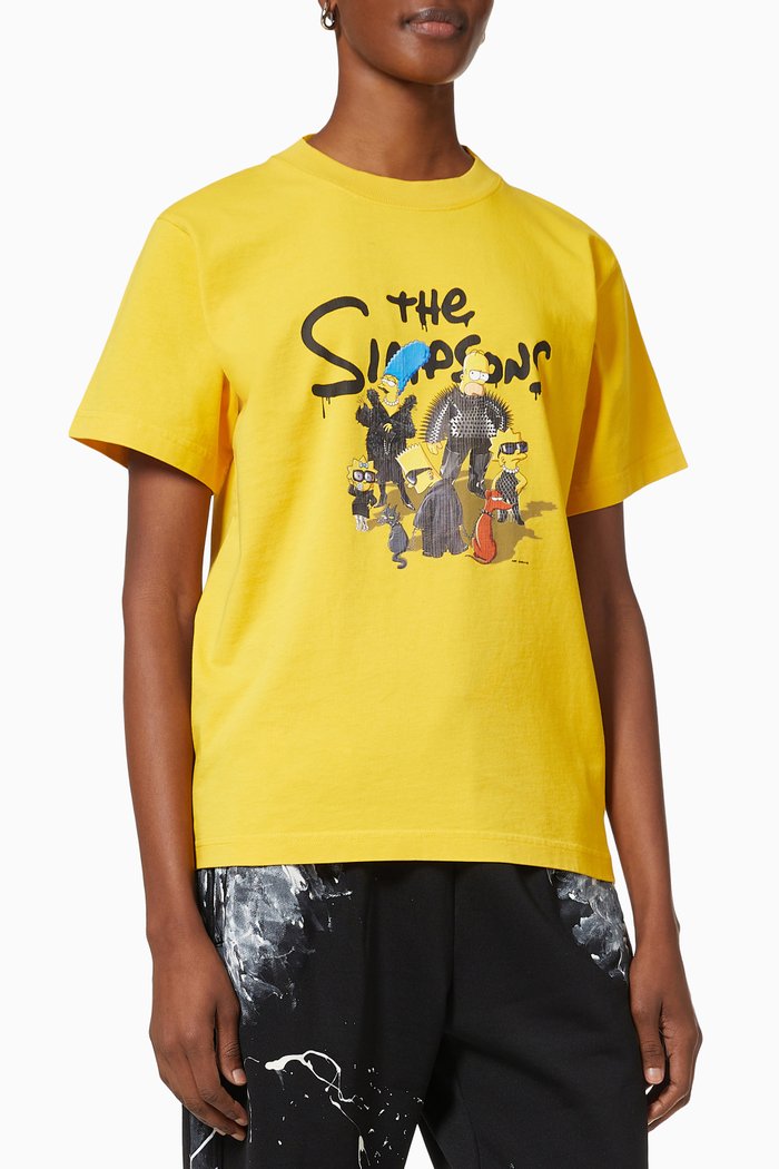 

The Simpsons TM & © 20th Television in Cotton Jersey, Yellow