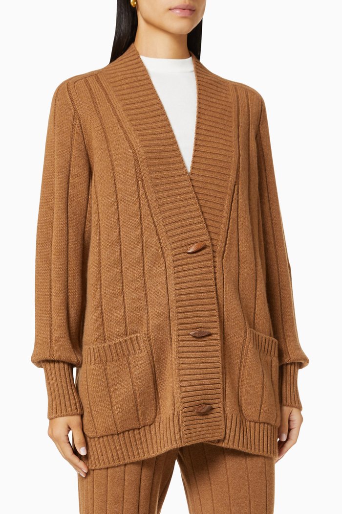

Duca D'Aosta Cardigan in Baby Cashmere, Brown