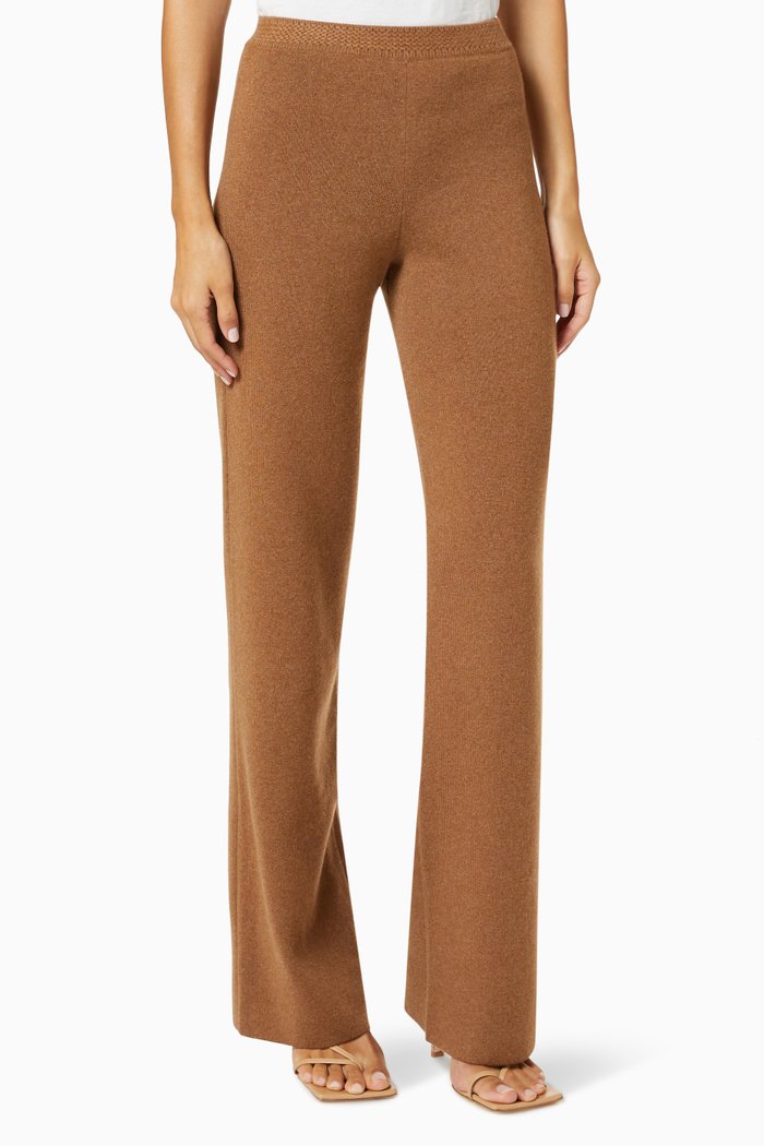 

Lex Pants in Baby Cashmere, Brown