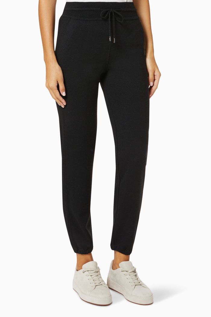 

Merano Trousers in Baby Cashmere, Black