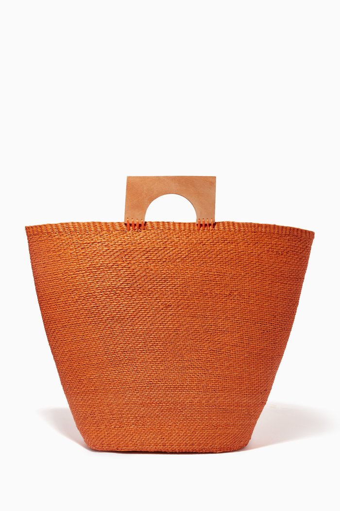 

Large Sua Tote Bag in Toquilla Straw, Brown