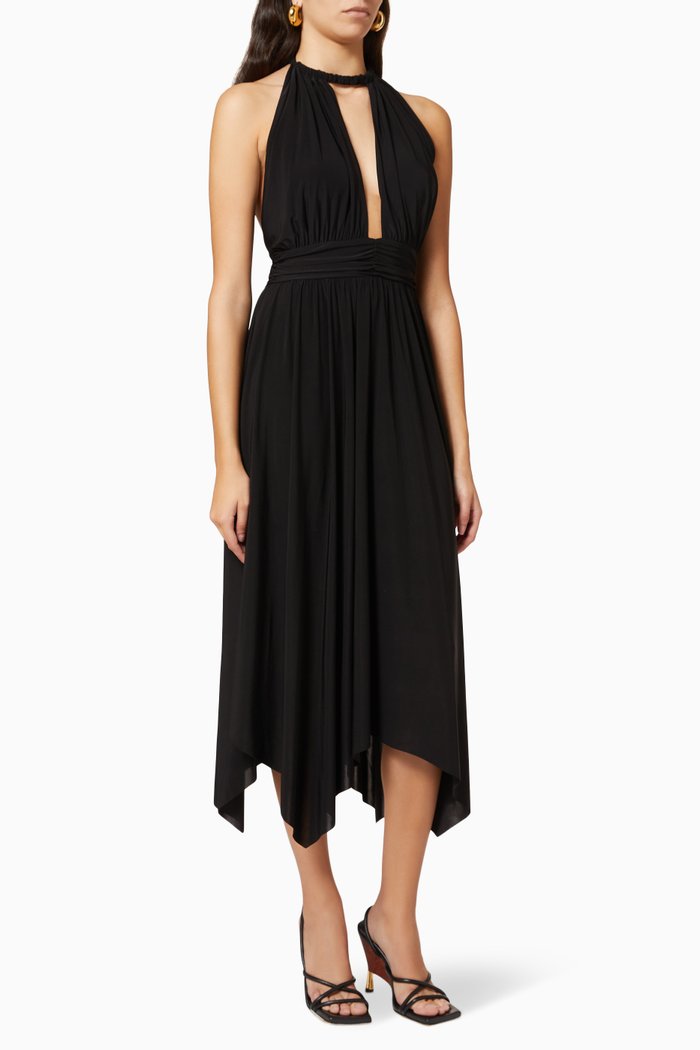 

Carissa Dress in Crepe Jersey, Black