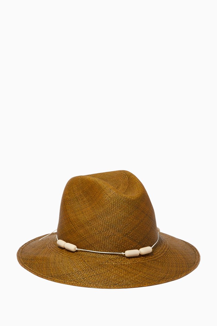 

Belem Panama Hat in Toquilla Straw, Brown