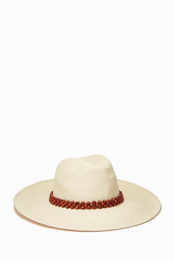 

Peoni Hat in Toquilla Straw, Neutral
