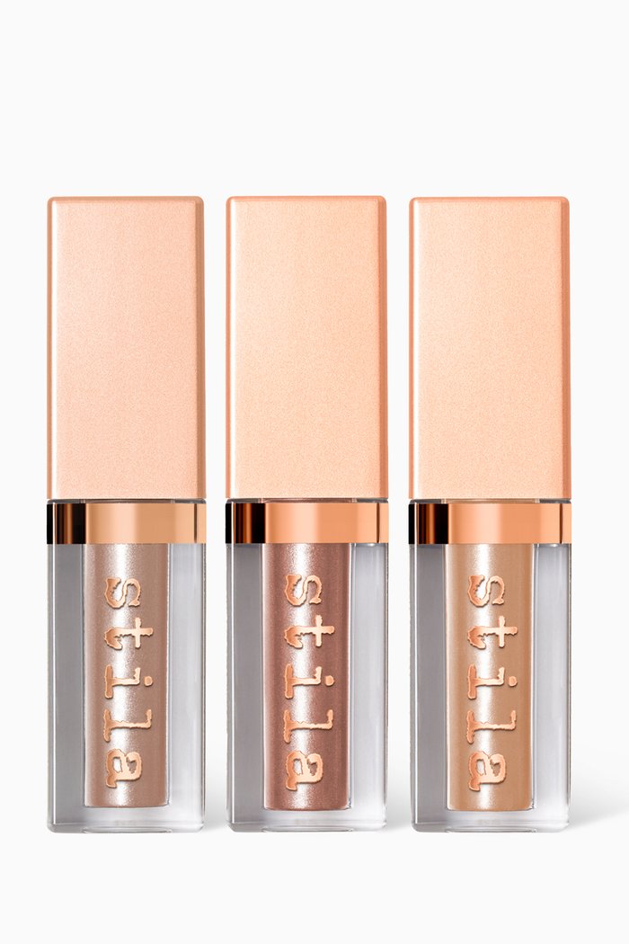 

Shimmer Up! Shimmer & Glow Liquid Eye Shadow Set, 3 x 2.25ml, Multicolour