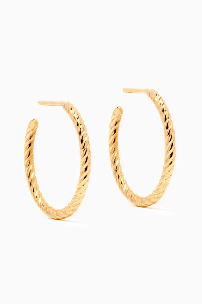 

Alyada Hoops Earrings in 18kt Yellow Gold