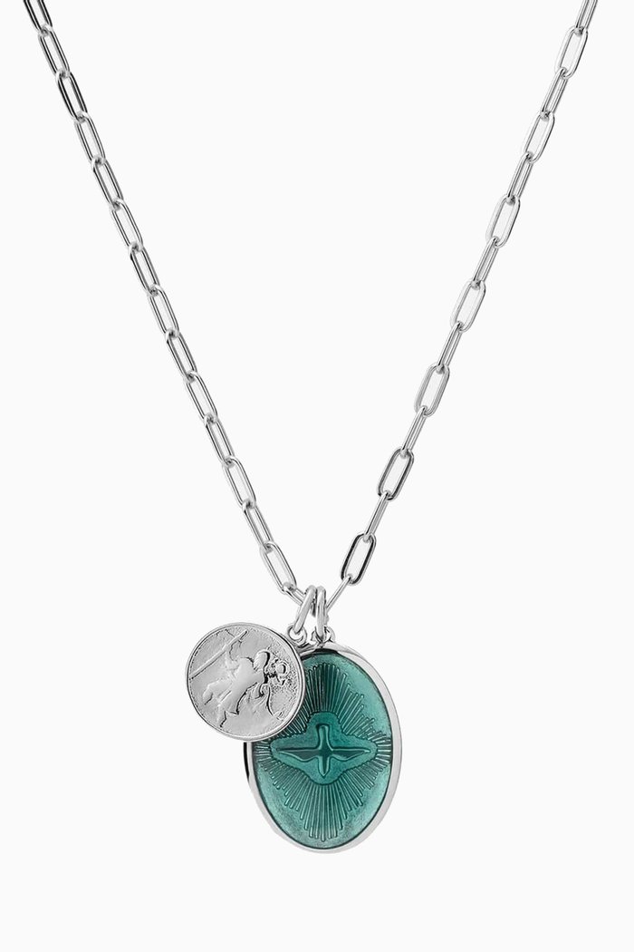 

Mini Dove Cable Chain Necklace in Sterling Silver