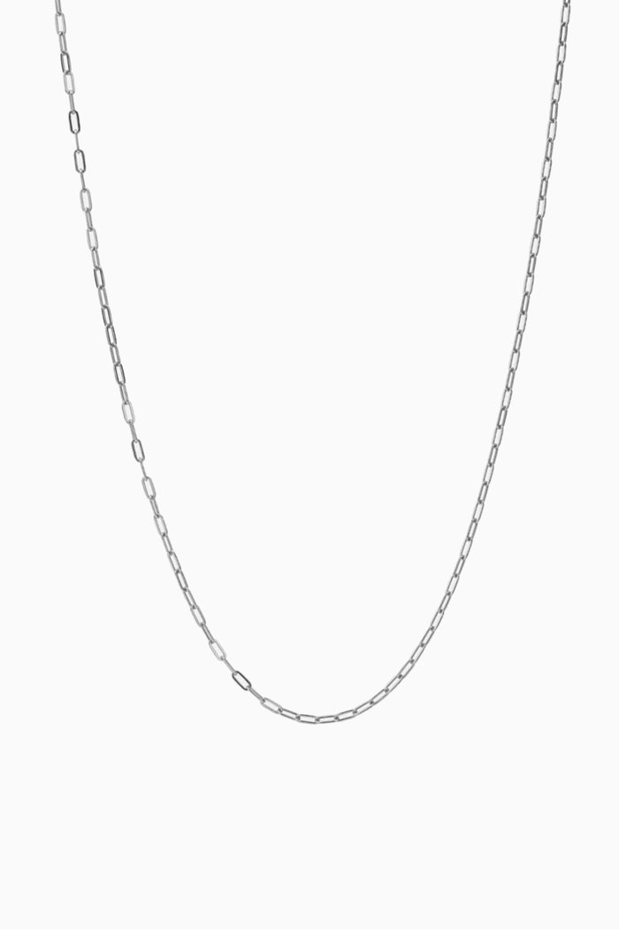 Volt Link Annex Clasp Necklace in Sterling Silver