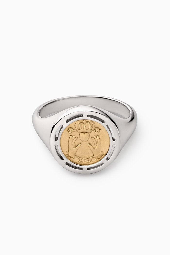 

Test of Time Ring in Sterling Silver & 14kt Gold Vermeil