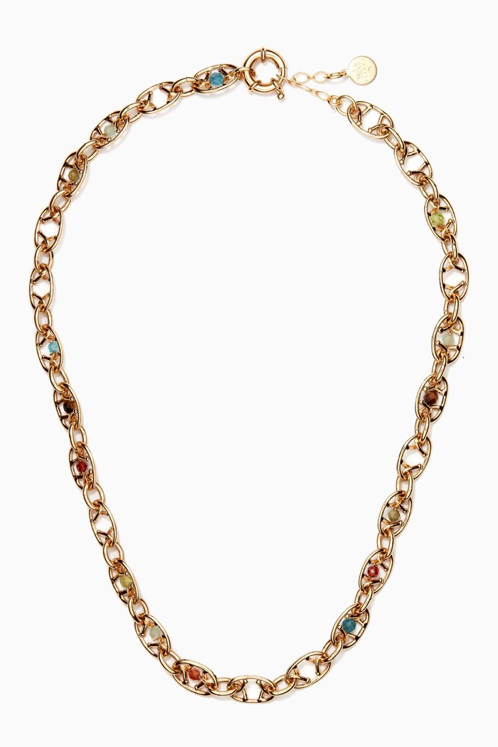 

Alegria Chain Necklace in 24kt Gold Plating