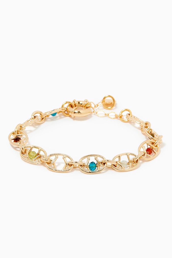 

Alegria Chain Bracelet in 24kt Gold Plating