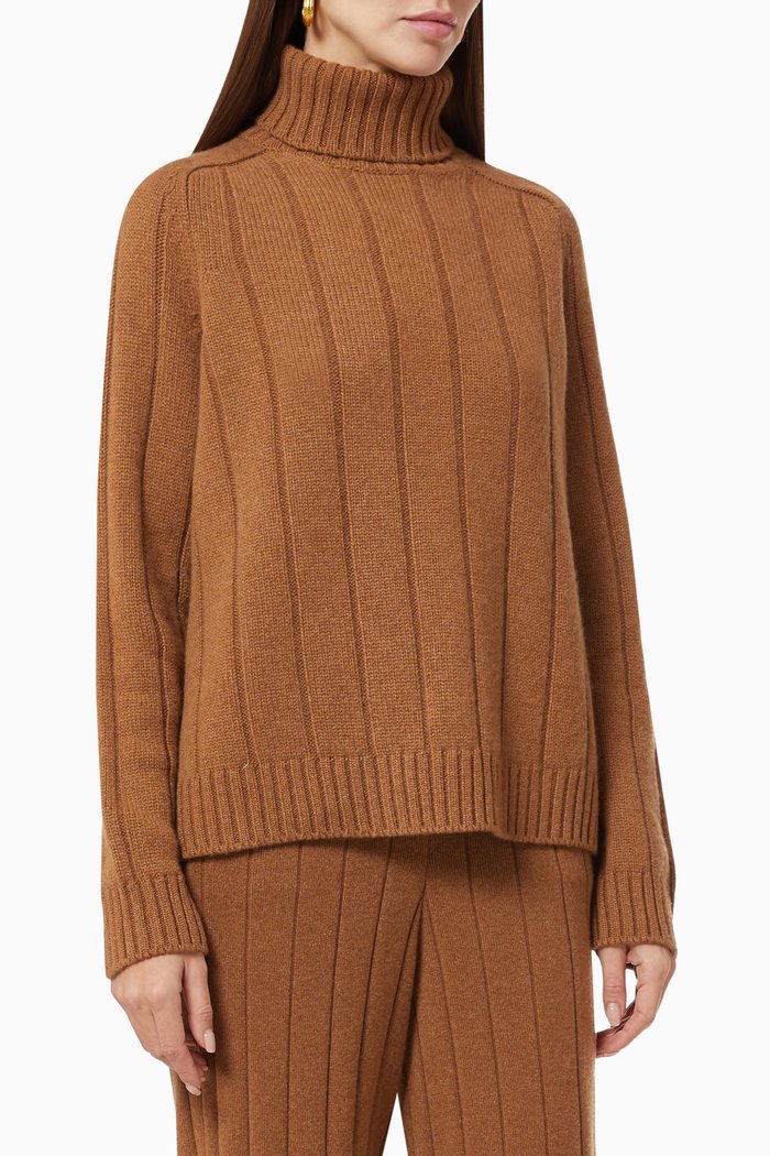 

Duca D'Aosta Turtleneck in Cashmere, Brown