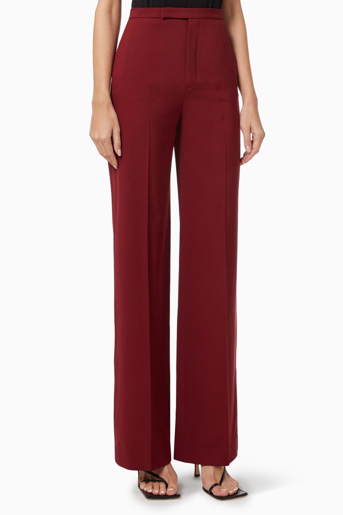

Antoine Pants in Silk Cady, Red