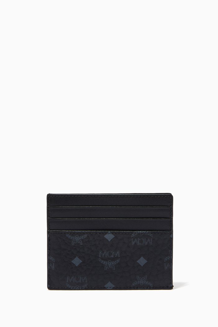 

Mini Card Case in Visetos Original, Black