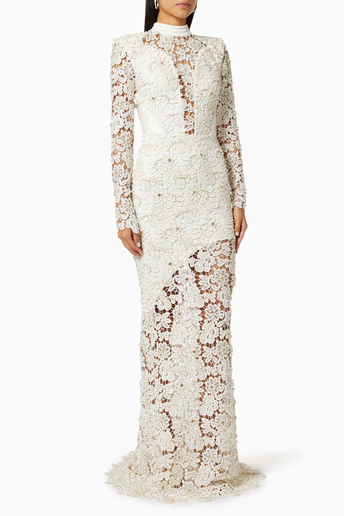 

Angelus Gown in Lace, White