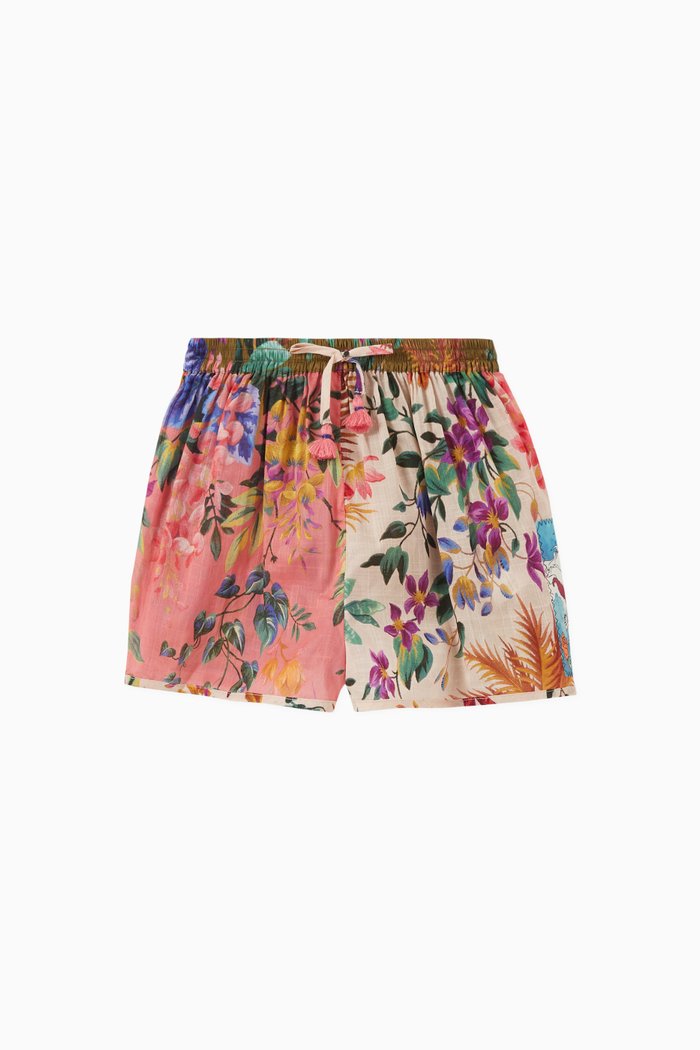 

Tropicana Spliced Shorts in Cotton, Multicolour