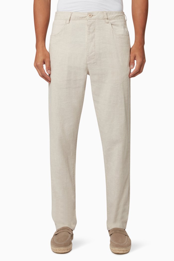 

Traveler Pant in Linen Stretch, Neutral
