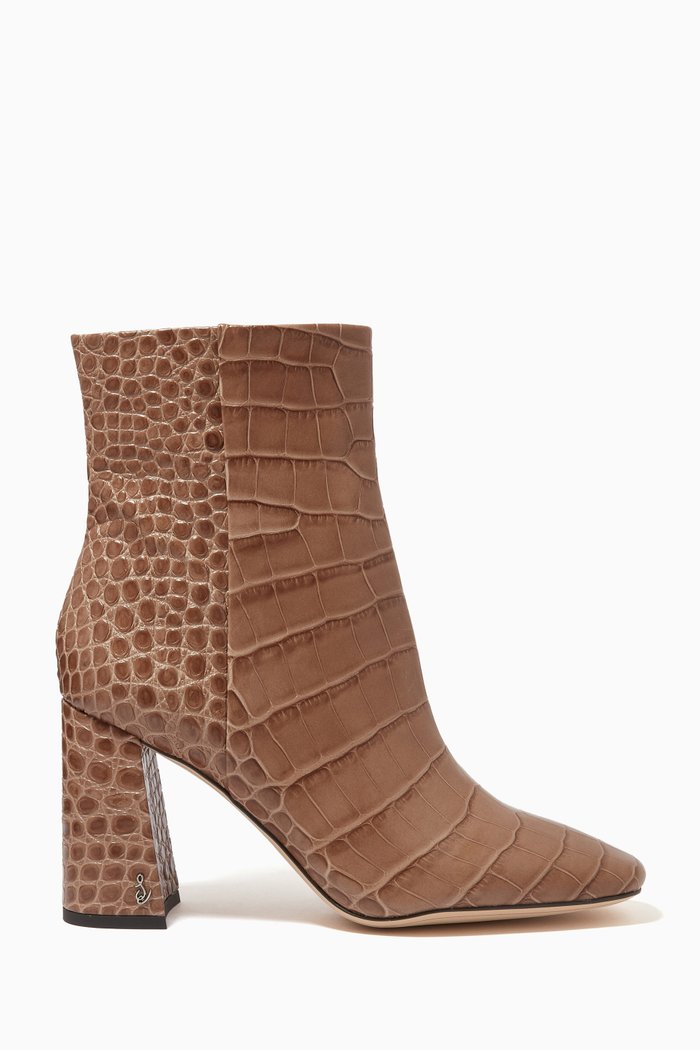 

Codie Ankle Boots in Leather, Brown