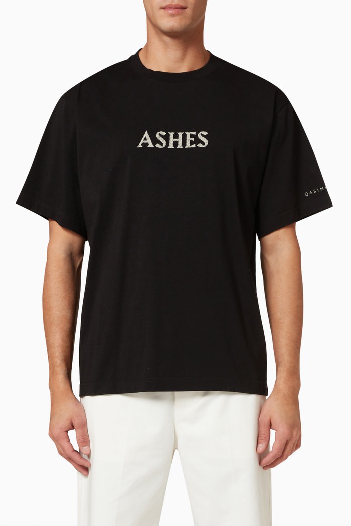 

Hinay Oversized T-shirt in Cotton Jersey, Black