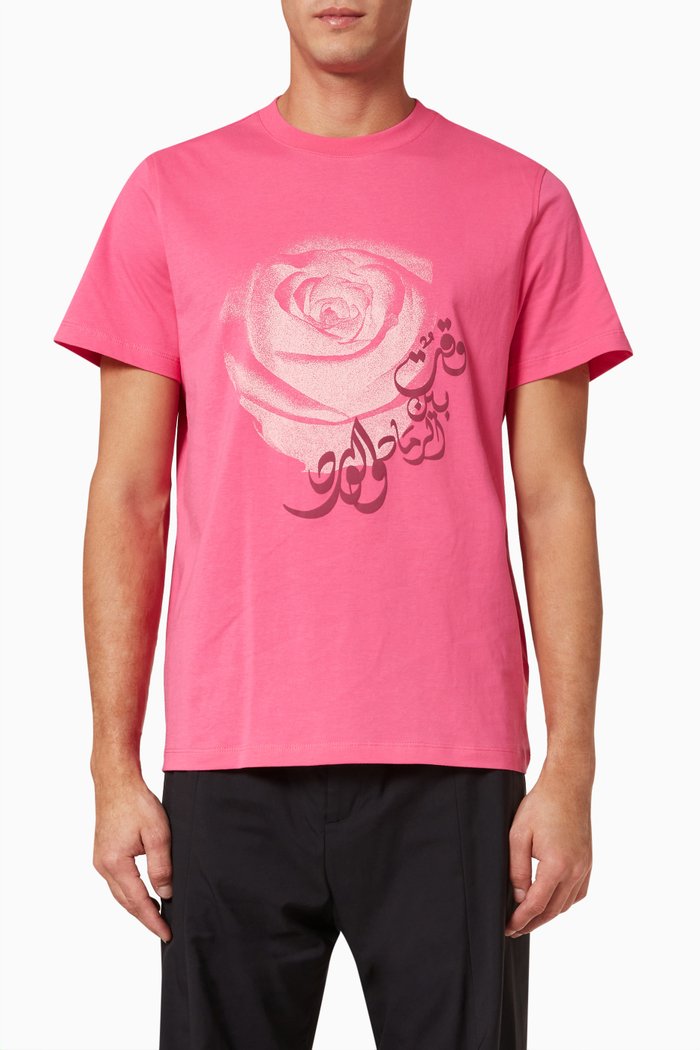 

Hadaya T-shirt in Cotton Jersey, Pink