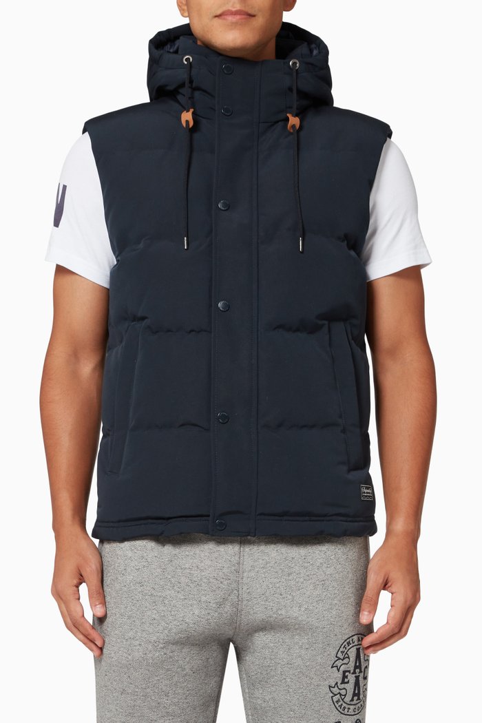 

Hooded Everest Gilet, Blue