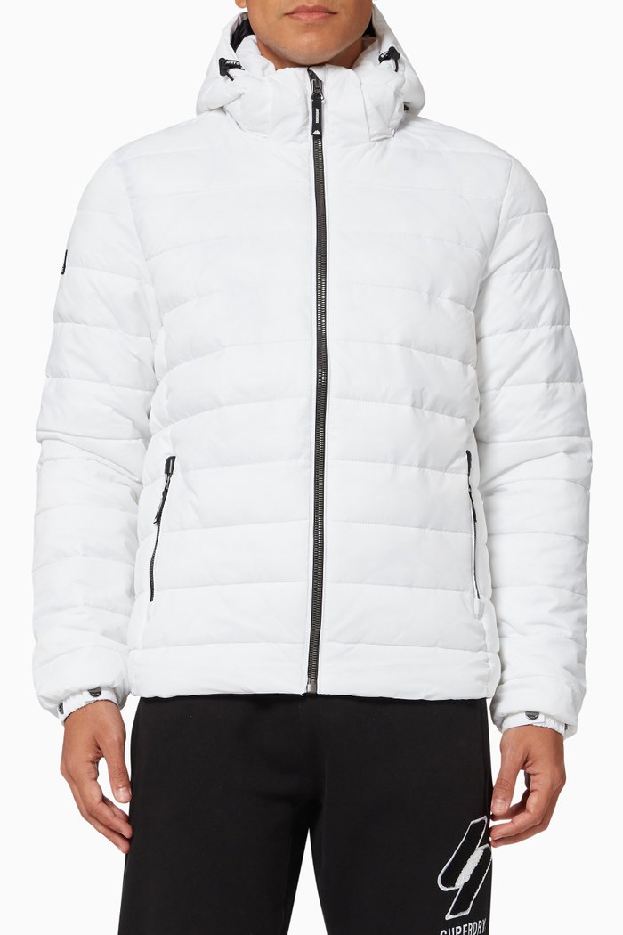 

Classic Fuji Puffer Jacket, White