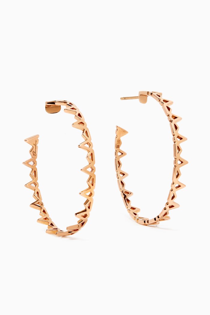 

My Star Hoop Earrings 18kt Rose Gold