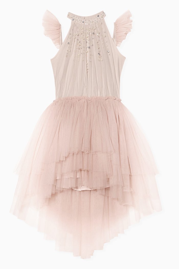 

Holly Tutu Dress in Tulle, Neutral