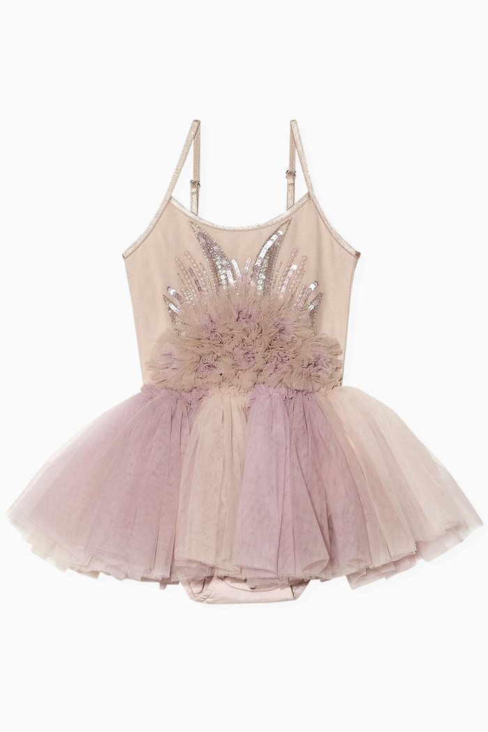 

Pixie Tutu Dress in Tulle, Neutral