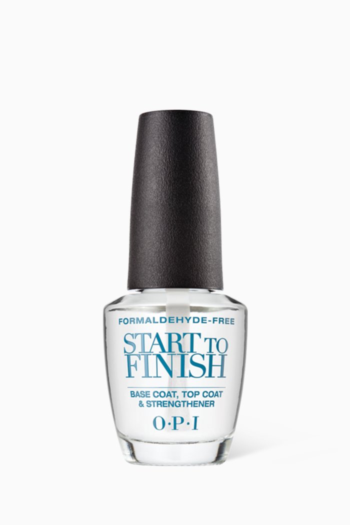 

Start To Finish, 3-in-1, Strengthener, Base & Top Coat, 15 ml, Multicolour