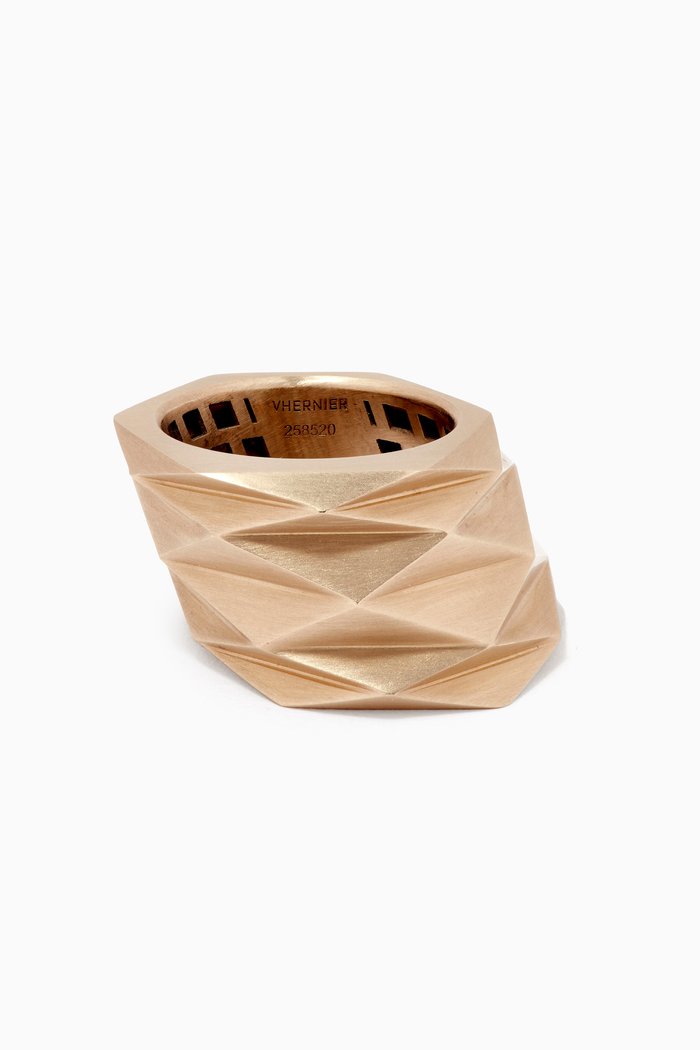 

Plisse Ring in 18kt Rose Gold