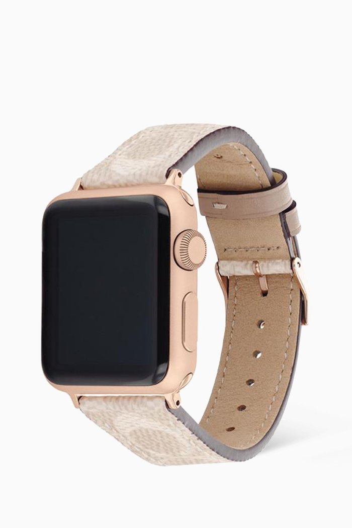 

Apple Watch® Strap in Signature Canvas, 38/40mm, Neutral