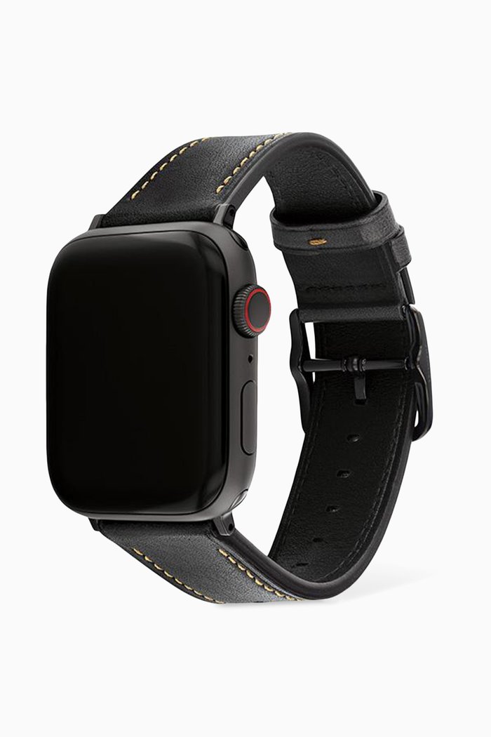 

Apple Watch® Strap in Leather , 42/44mm, Black