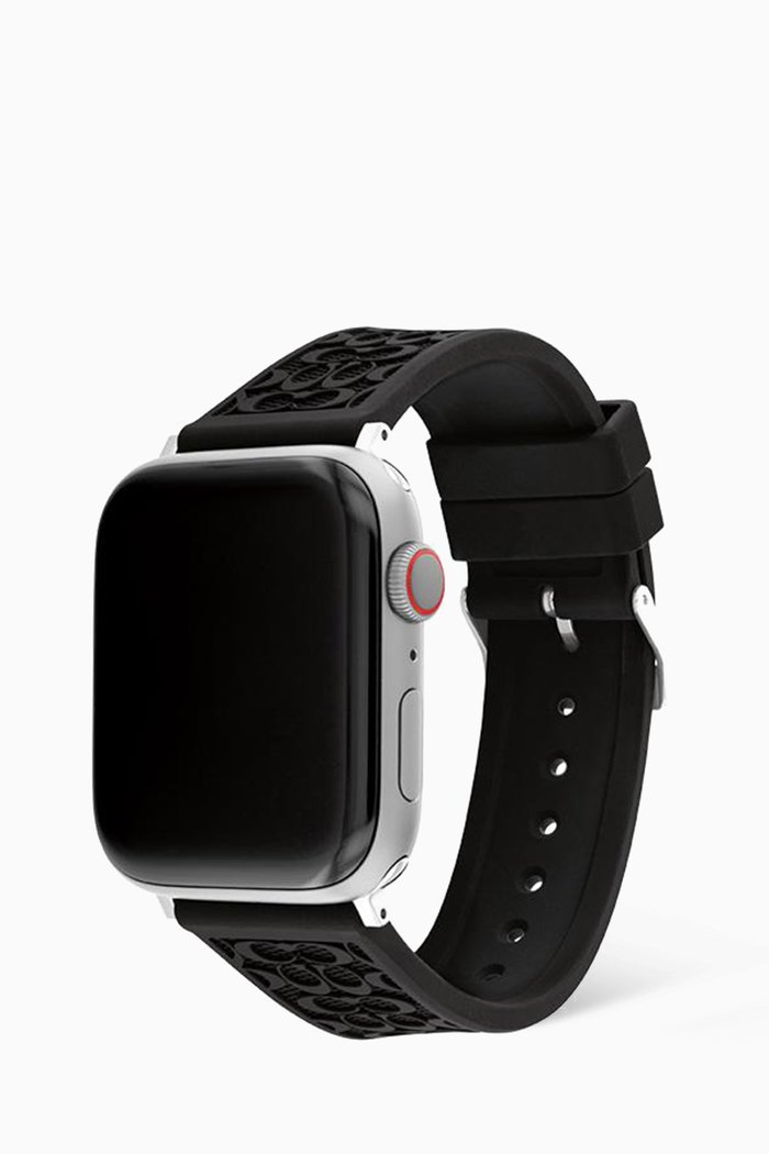 

Apple Watch® Strap in Signature Rubber , 42/44mm, Black