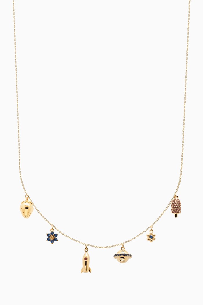 

Les Petite Necklace in 18kt Gold Plated Sterling Silver