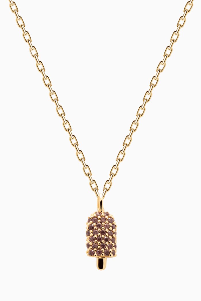 Popsicle Dream Necklace in 18kt Gold Plated Sterling Silver
