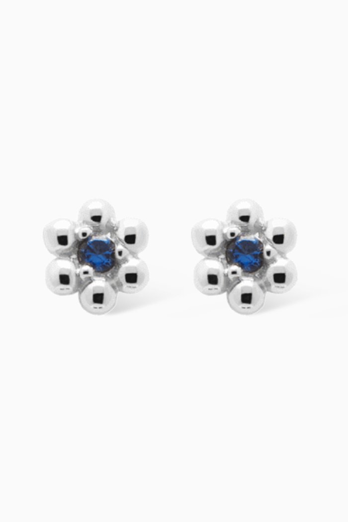 Marguerite Stud Earrings in Sterling Silver