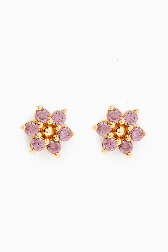 

Rose Peony Stud Earrings in 18kt Gold Plated Sterling Silver