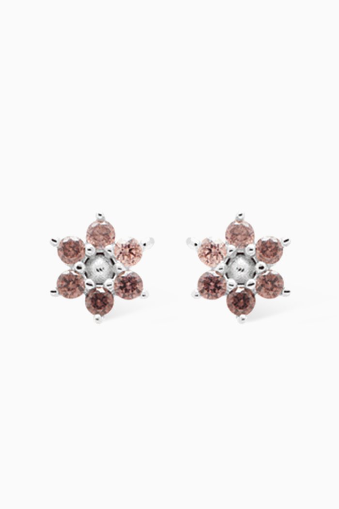 

Rose Peony Stud Earrings in Sterling Silver