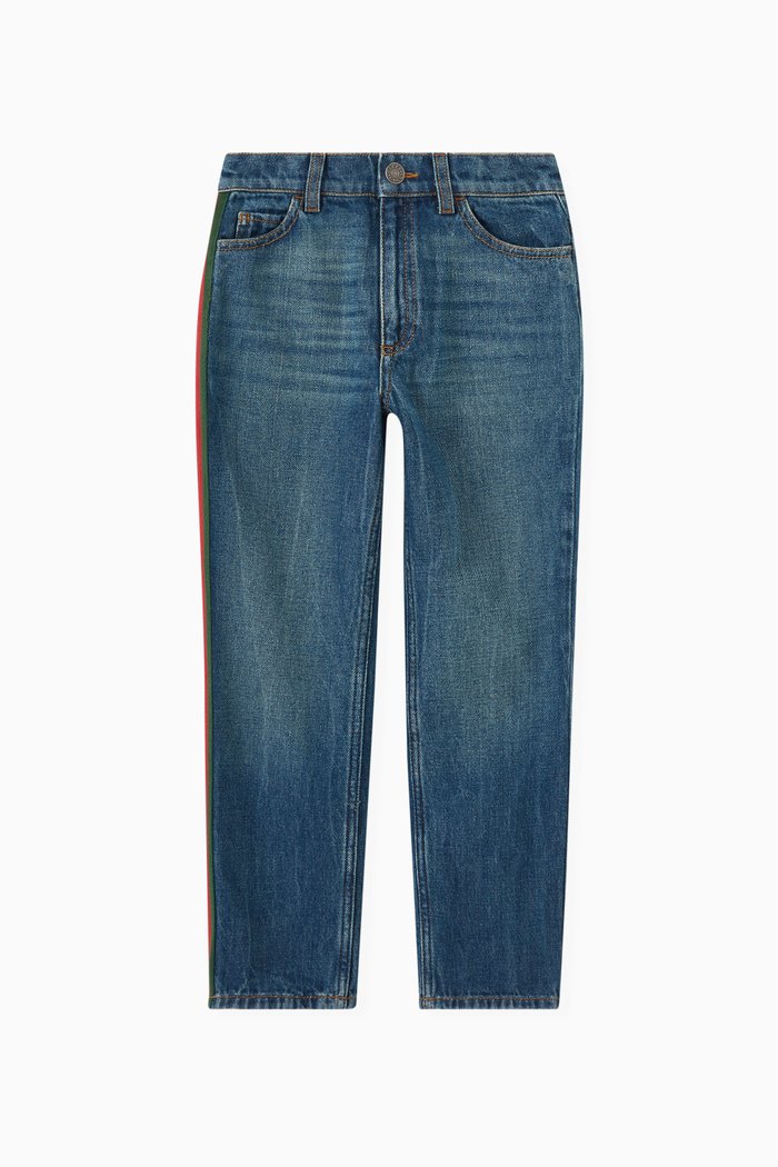 

Web Jeans in Cotton Denim, Blue
