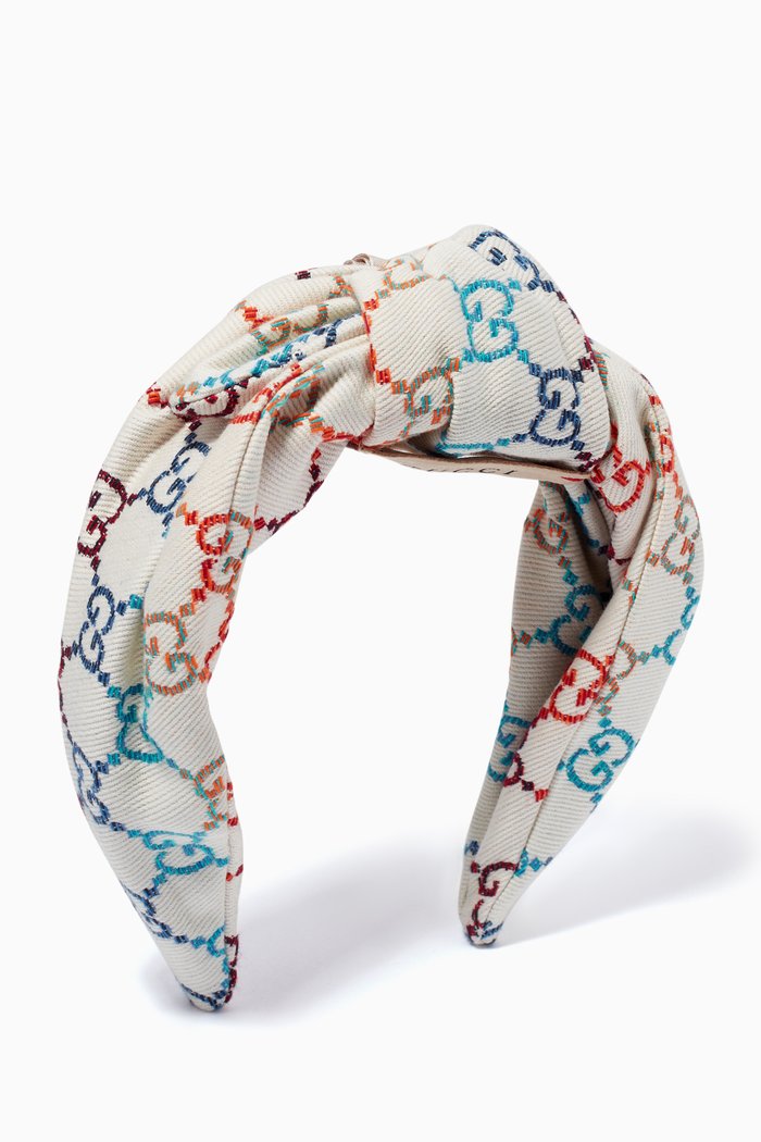 

Hairband in GG jacquard, Multicolour